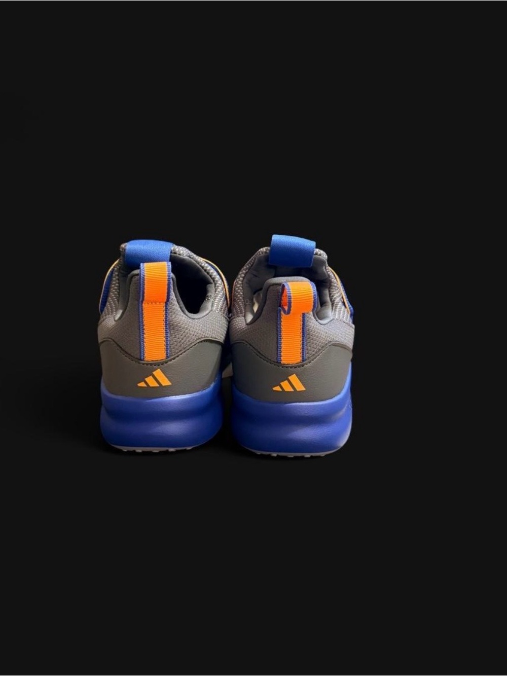 adidas Gray Sneakers with Blue and Yellow Accents - Picture 3 of 5